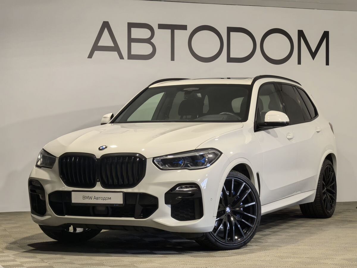 BMW X5 IV поколение (G05) 3.0d AT 4WD (286 л.с.) M Sport Pro Белый 2021 с пробегом 78 461 км