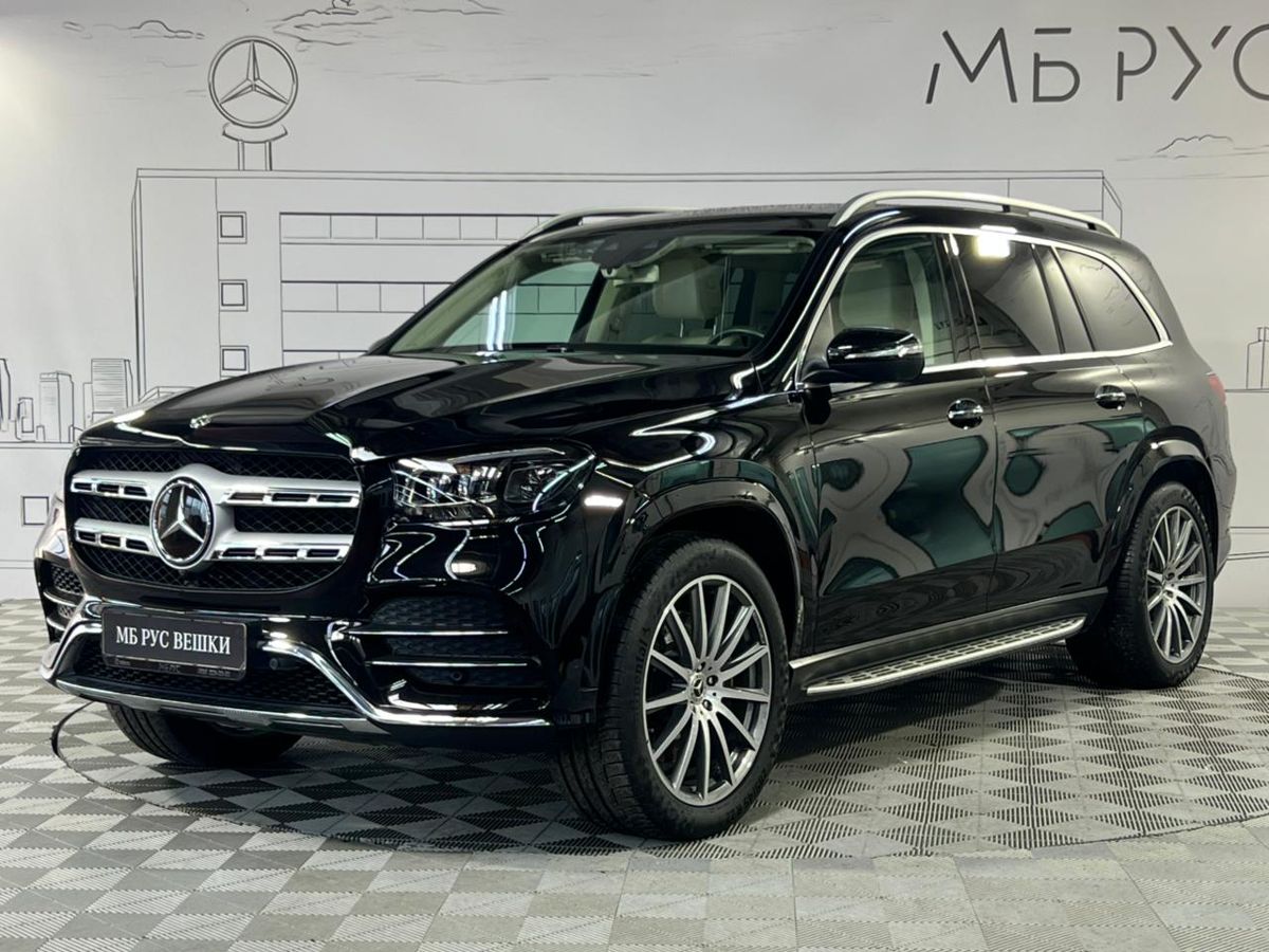 Автомобиль Mercedes-Benz GLS II поколение (X167) 400 2.9d AT 4Matic (330 л.с.) Luxury Чёрный 2020 с пробегом 13 146 км