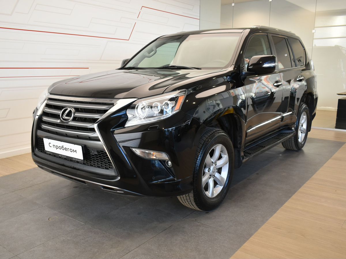 Автомобиль Lexus GX II [1-й рестайлинг] 4.6 AT 4WD (5 мест) (296 л.с.) Executive 5S Чёрный 2016 с пробегом 117 900 км