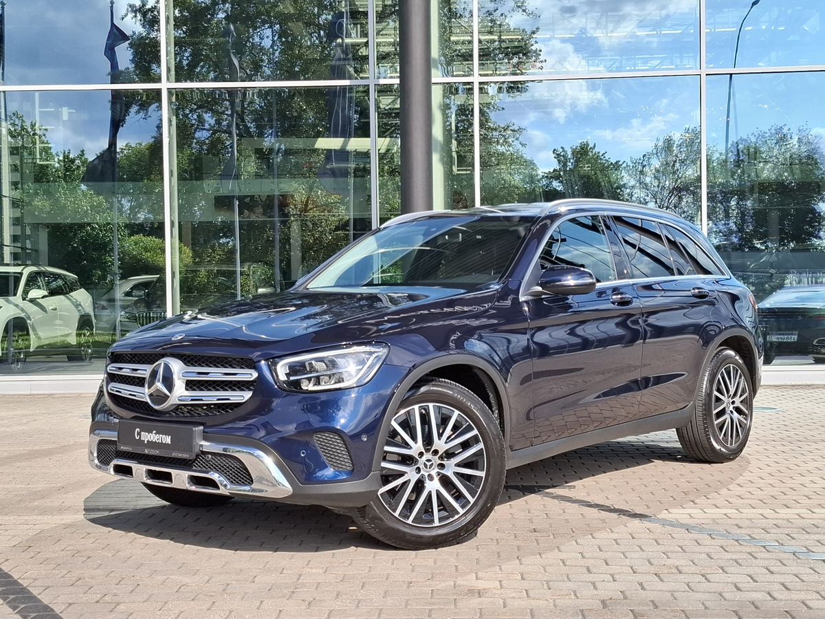 Mercedes-Benz GLC I (X253) [рестайлинг] 200 2.0 AT 4Matic (197 л.с.) Premium Plus Синий 2022 с пробегом 21 530 км