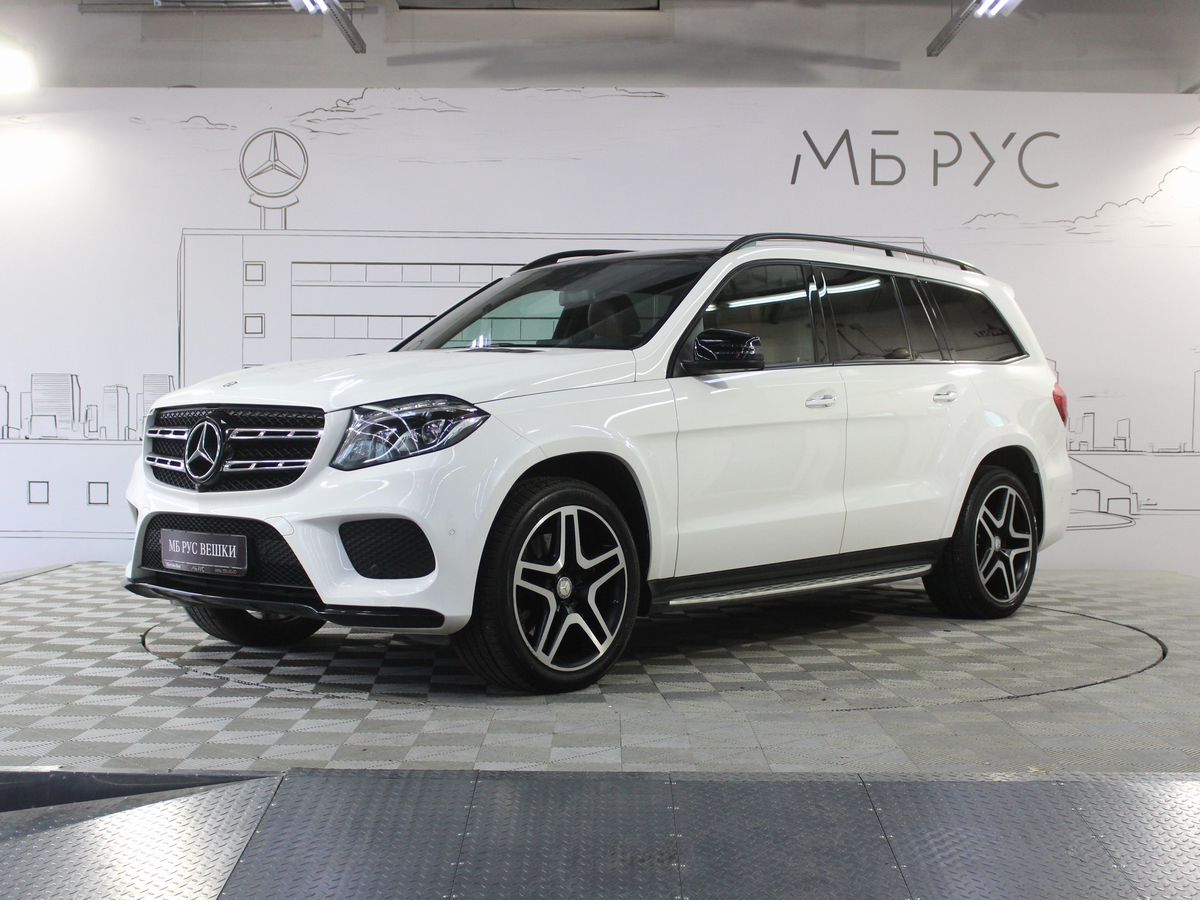 Mercedes-Benz GLS I поколение (X166) 350 3.0d AT 4Matic (249 л.с.) Особая серия Белый 2016 с пробегом 103 000 км
