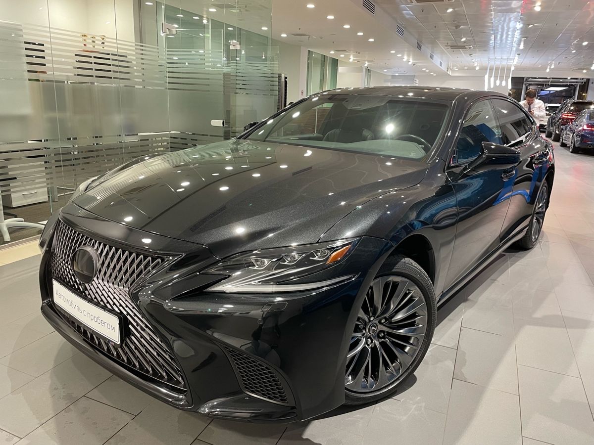 Автомобиль Lexus LS V поколение 3.5 AT (315 л.с.) Executive Черный 2018 с пробегом 67268 км
