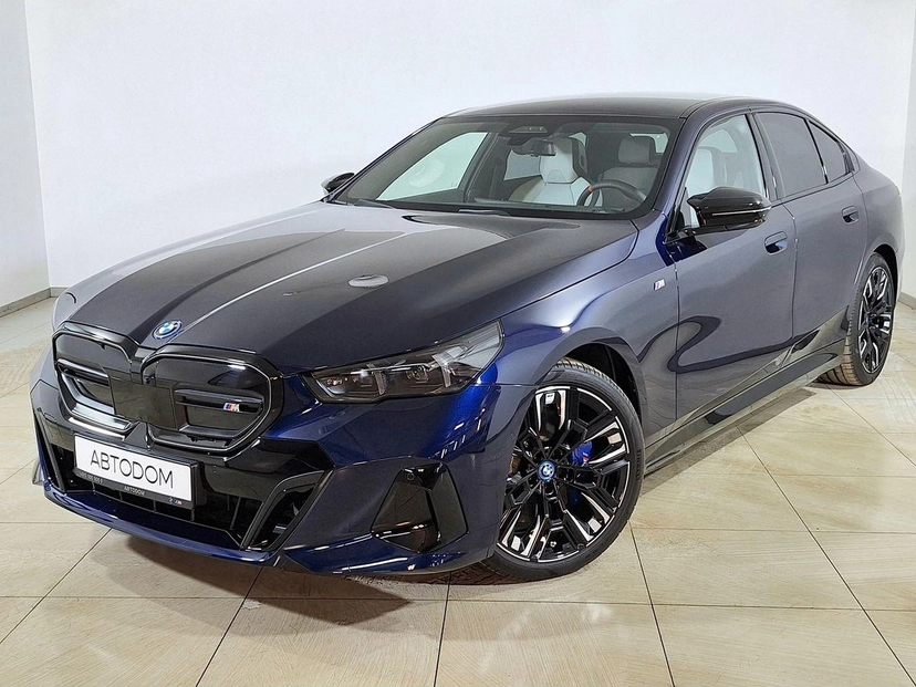 Автомобиль BMW i5 I поколение M60 Electro AT 4WD (442 кВт) Base Синий 2023 с пробегом 71 км