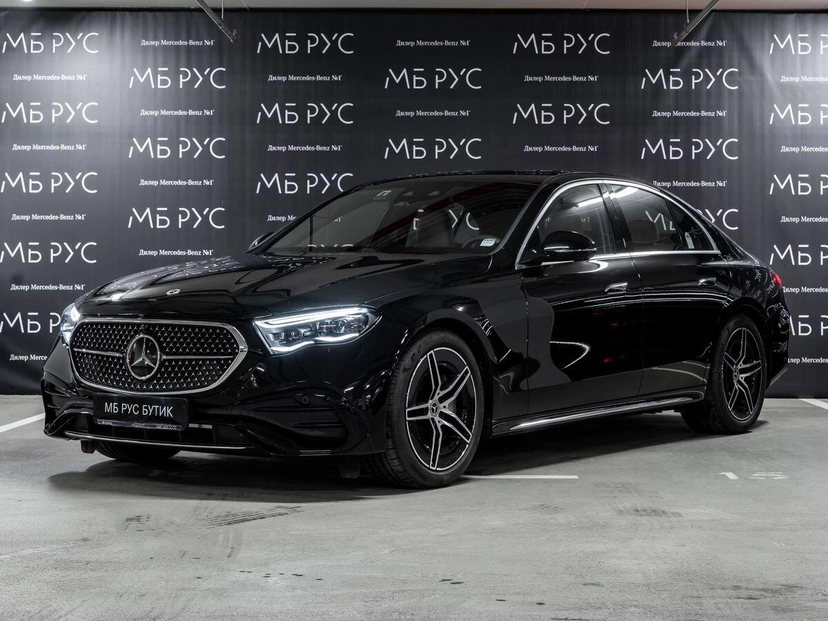 Автомобиль Mercedes-Benz E-Класс VI поколение (W214/S214) 2.0 AT 4Matic (258 л.с.) AMG Line Чёрный 2025 с пробегом 2 112 км