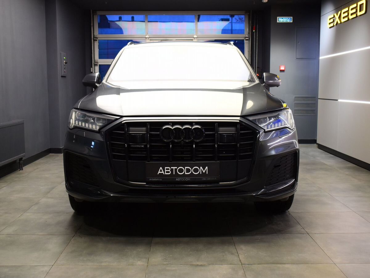 Автомобиль Audi Q7 II (4M) [рестайлинг] 3.0d AT 4WD (286 л.с.) Base Серый 2021 с пробегом 111 565 км