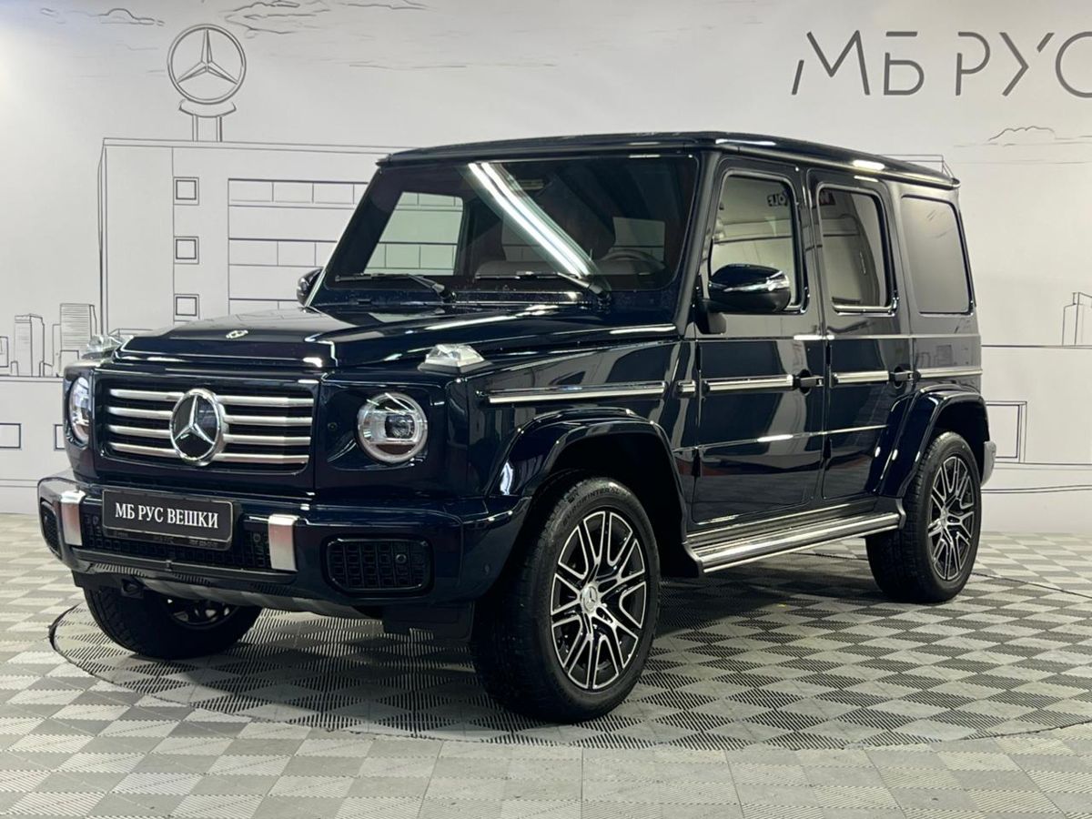 Автомобиль Mercedes-Benz G-Класс III (W463) [рестайлинг] G 450 3.0d AT 4Matic (367 л.с.) G 450 d Exclusive Line Синий 2025 с пробегом 31 км