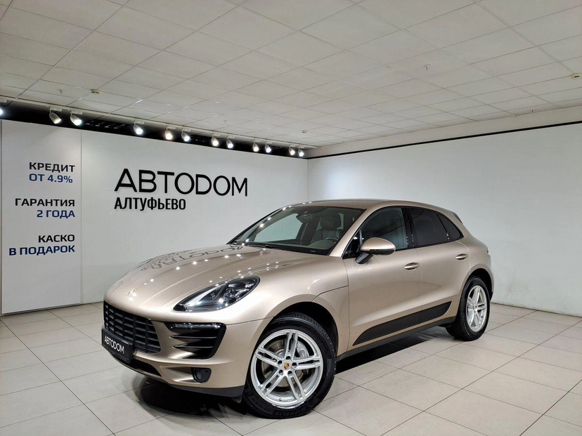 Автомобиль Porsche Macan I поколение 2.0 AMT 4WD (252 л.с.) Base Коричневый 2016 с пробегом 93 168 км