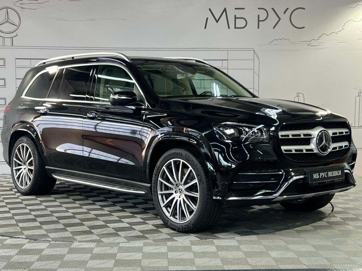 Автомобиль Mercedes-Benz GLS II поколение (X167) 400 2.9d AT 4Matic (330 л.с.) Luxury Чёрный 2020 с пробегом 13 146 км