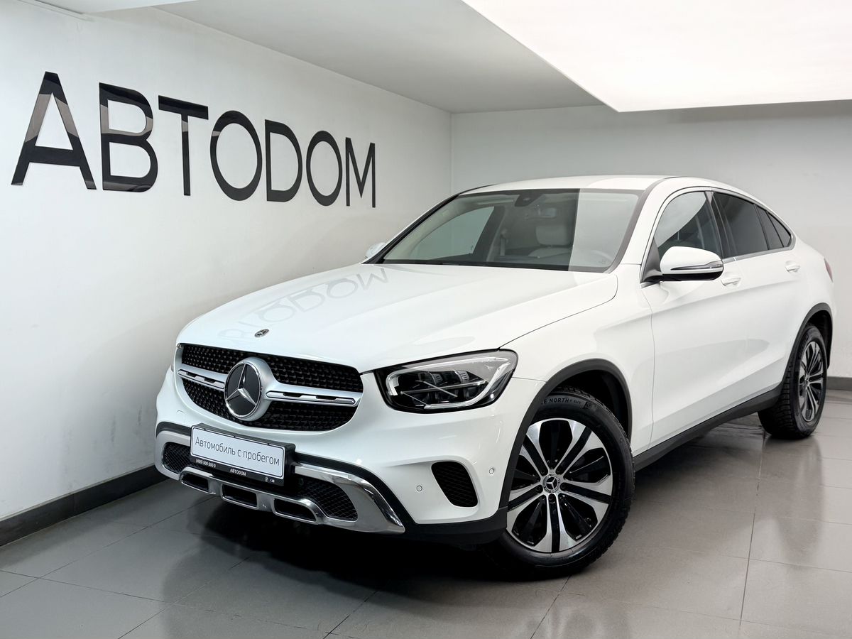 Автомобиль Mercedes-Benz GLC coupe I (C253) [рестайлинг] 220 2.0d AT 4Matic (194 л.с.) Premium Белый 2021 с пробегом 109 575 км