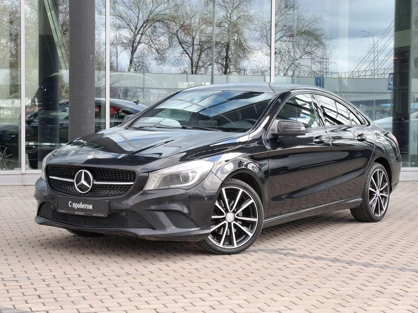 Автомобиль Mercedes-Benz CLA I поколение (C117/X117) 200 1.6 AMT (156 л.с.) Особая серия Чёрный 2015 с пробегом 103 778 км