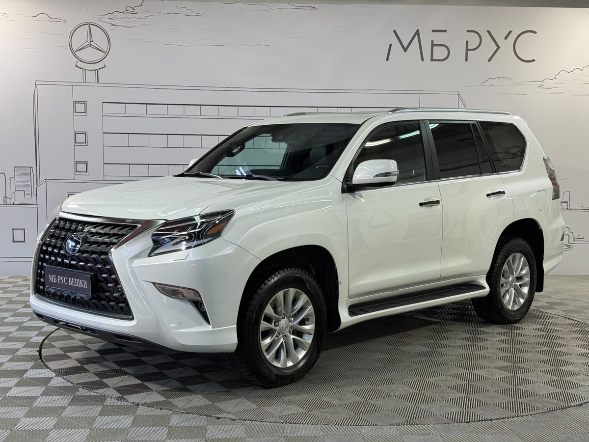 Lexus GX II [2-й рестайлинг] 4.6 AT 4WD (296 л.с.) Premium (2019-2021) Белый 2021 с пробегом 73 000 км