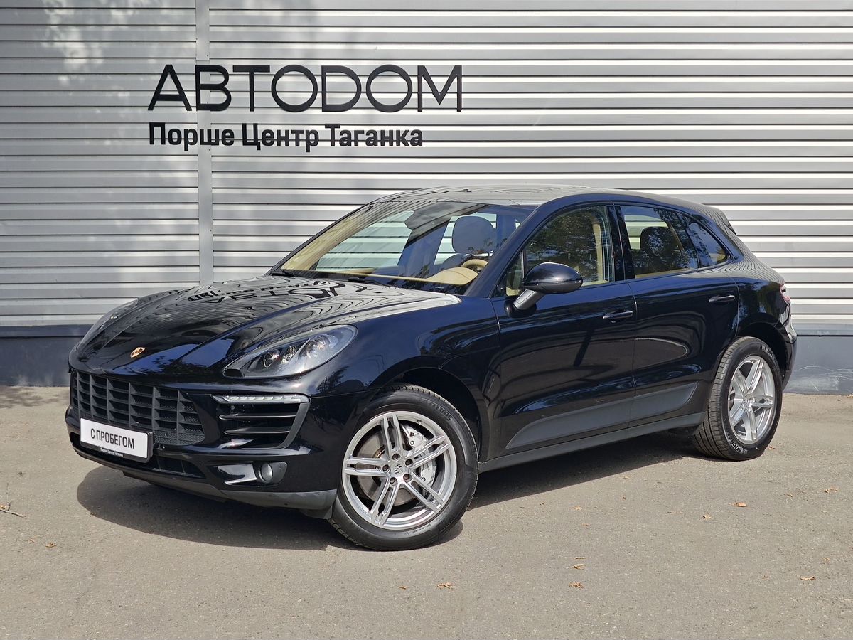 Porsche Macan I поколение S 3.0d AMT 4WD (245 л.с.) S Чёрный 2015 с пробегом 79 015 км