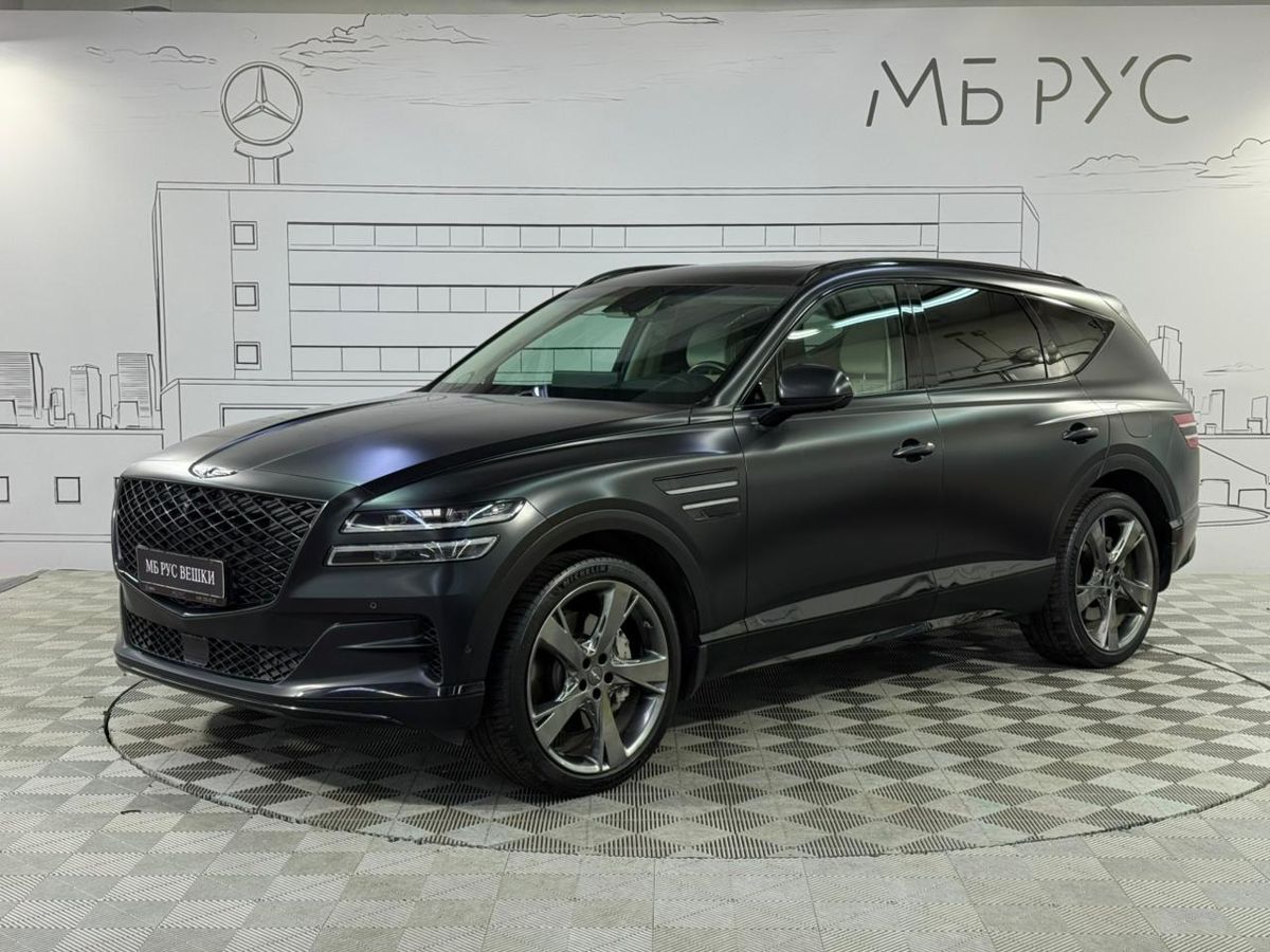 Автомобиль Genesis GV80 I поколение 3.0d AT 4WD (249 л.с.) Elite Чёрный 2021 с пробегом 66 000 км