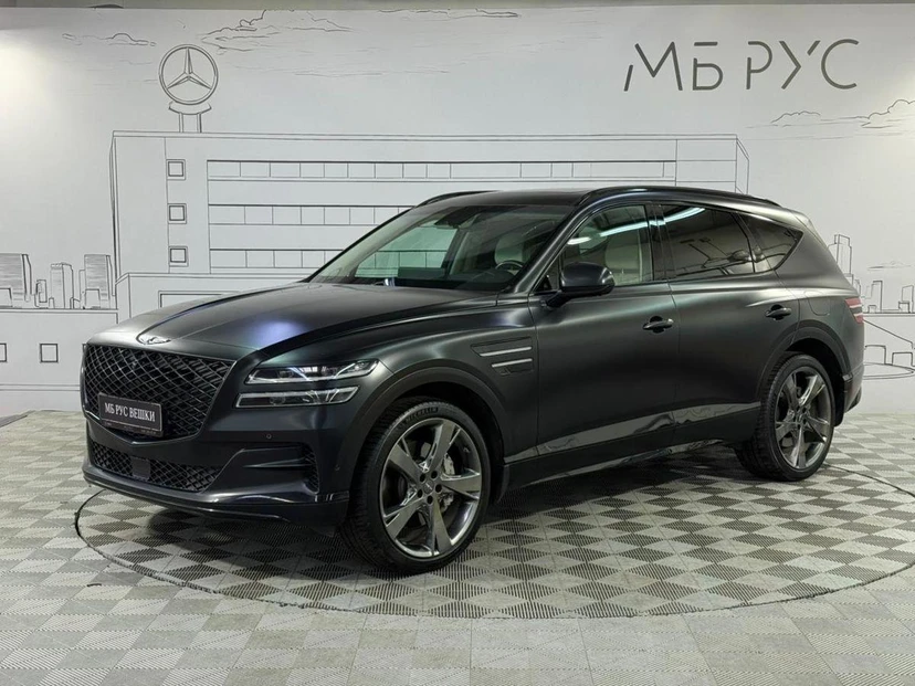 Автомобиль Genesis GV80 I поколение 3.0d AT 4WD (249 л.с.) Elite Чёрный 2021 с пробегом 66 000 км