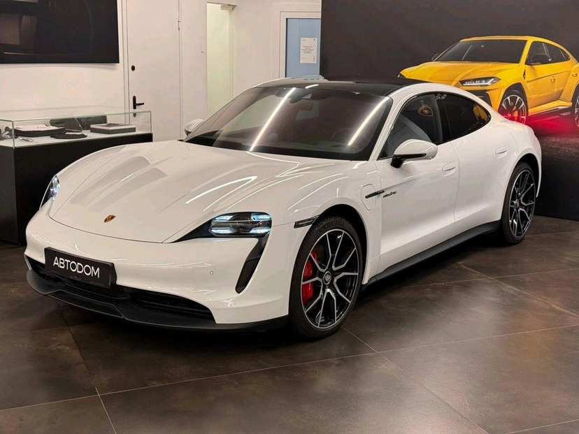 Автомобиль Porsche Taycan I поколение 4S Electro AT 4WD (420 кВт) 4S Белый 2022 с пробегом 2 796 км