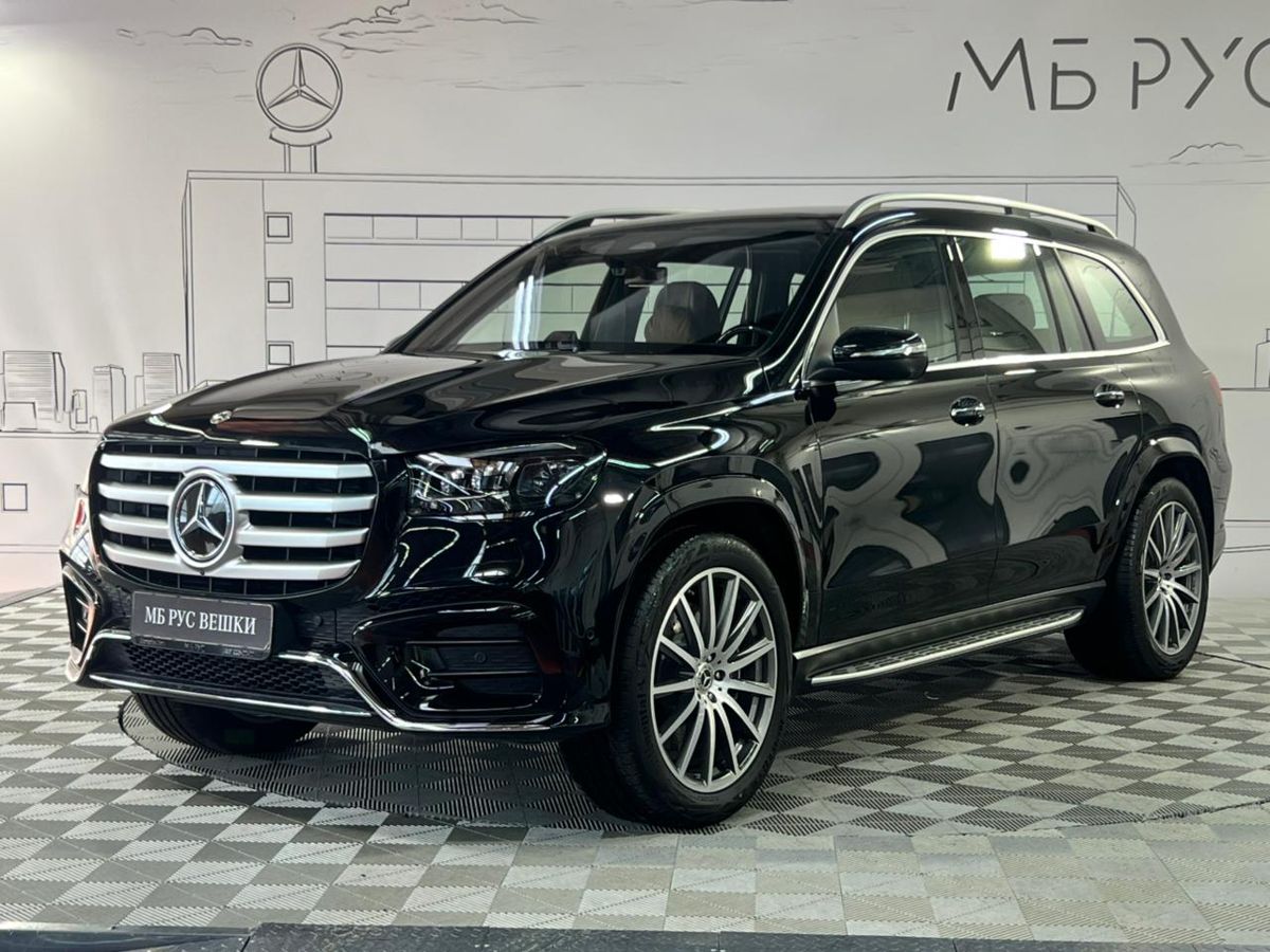Автомобиль Mercedes-Benz GLS II (X167) [рестайлинг] 450 3.0d AT 4Matic (367 л.с.) Base Чёрный 2025 с пробегом 47 км