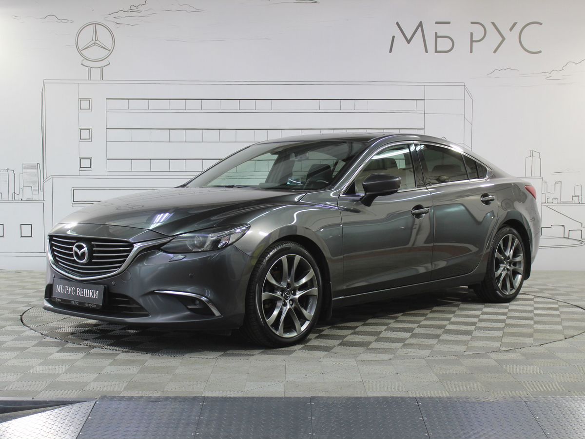 Mazda 6 III (GJ) [рестайлинг] 2.5 AT (192 л.с.) Executive Серый 2017 с пробегом 136 000 км