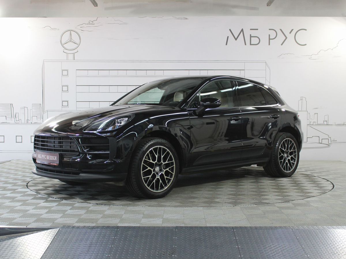 Porsche Macan I [рестайлинг] 2.0 AMT 4WD (252 л.с.) Base Чёрный 2019 с пробегом 80 114 км