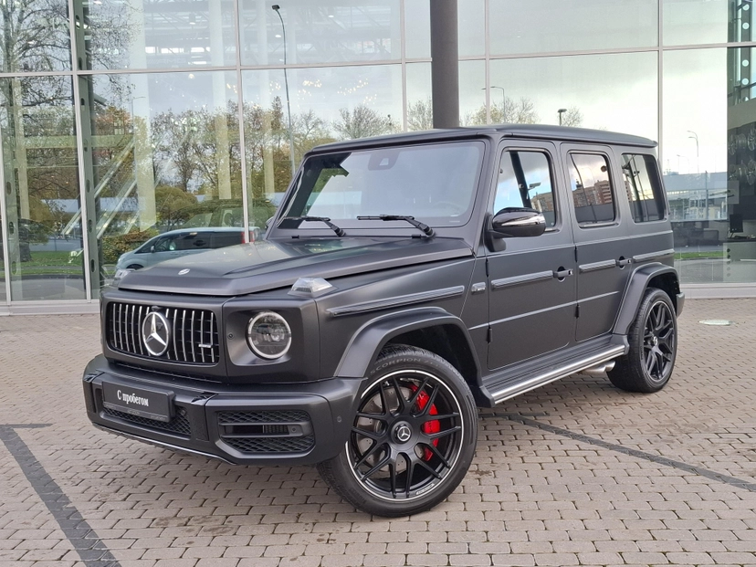 Автомобиль Mercedes-Benz G-Класс AMG II поколение (W463) 63 AMG 4.0 AT 4Matic (585 л.с.) AMG Чёрный 2022 с пробегом 7 471 км