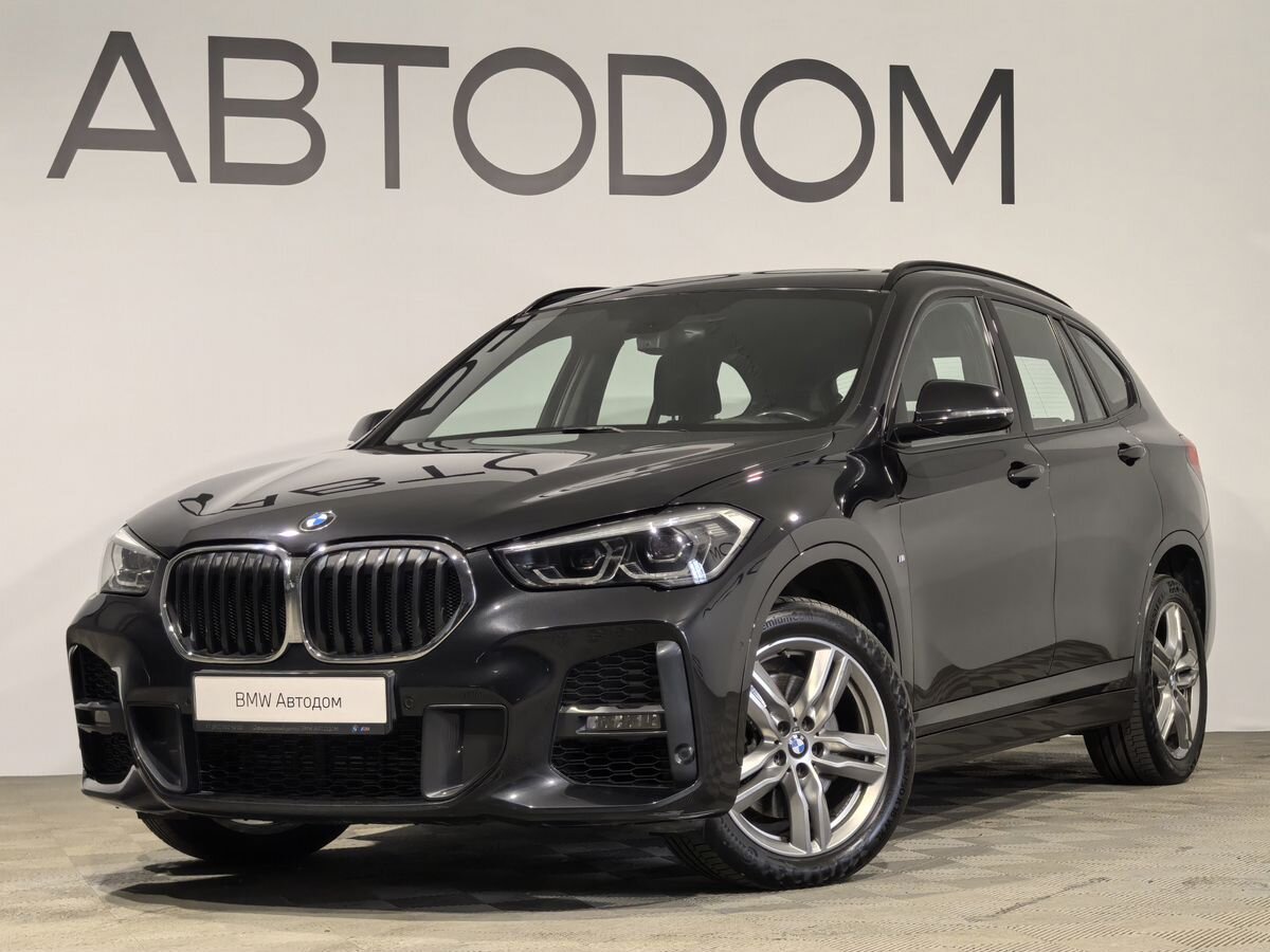 BMW X1 II (F48) [рестайлинг] 2.0 AT 4WD (192 л.с.) M Sport Чёрный 2020 с пробегом 72 606 км