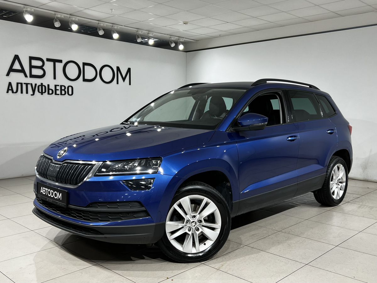 Skoda Karoq I поколение 1.4 AT (150 л.с.) Ambition Синий 2020 с пробегом 50 820 км