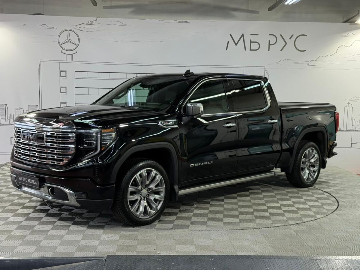 Автомобиль GMC Sierra IV [рестайлинг] 6.2 AT 4WD (420 л.с.) Denali Ultimate Чёрный 2023 с пробегом 27 021 км