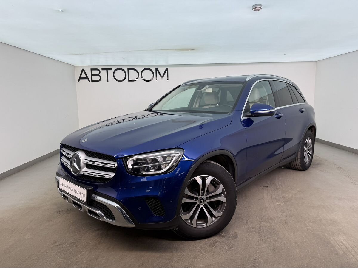 Mercedes-Benz GLC I (X253) [рестайлинг] 220 2.0d AT 4Matic (194 л.с.) Premium Синий 2019 с пробегом 87 996 км