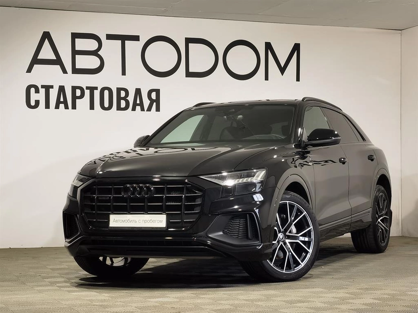 Автомобиль Audi Q8 I поколение 3.0d AT 4WD (249 л.с.) Base Чёрный 2022 с пробегом 34 248 км