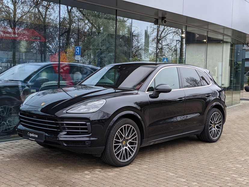 Автомобиль Porsche Cayenne III поколение 3.0 AT 4WD (340 л.с.) Base Чёрный 2021 с пробегом 92 695 км