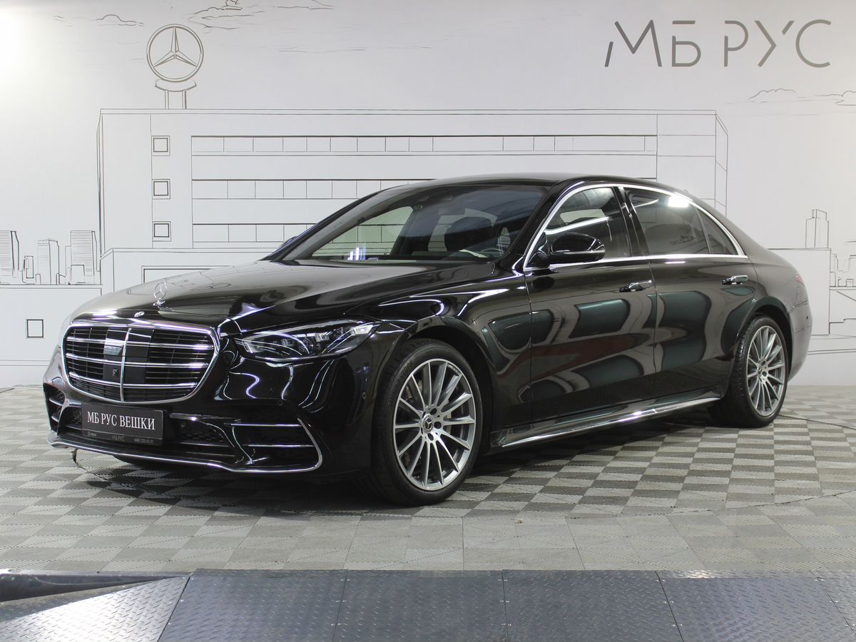 Mercedes-Benz S-Класс VII поколение (W223) 450 3.0 AT 4Matic (367 л.с.) Premium Чёрный 2020 с пробегом 32 010 км