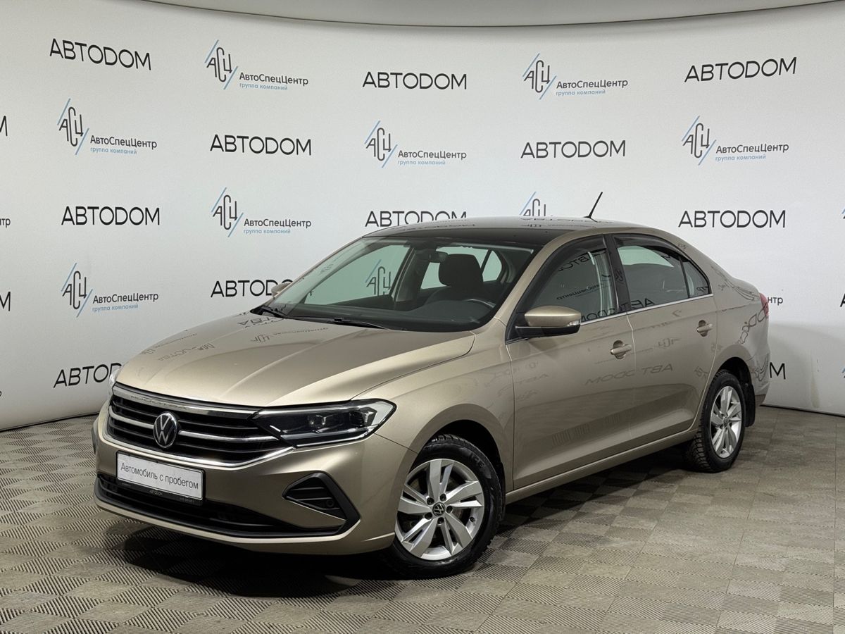 Автомобиль Volkswagen Polo VI поколение 1.4 AMT (125 л.с.) Exclusive Коричневый 2022 с пробегом 85 014 км