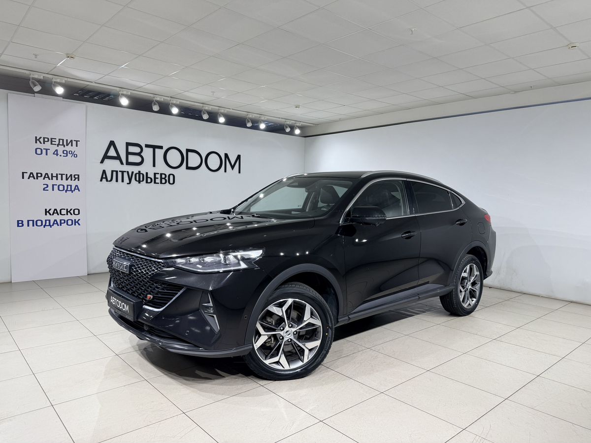 Автомобиль Haval F7x I [рестайлинг] 2.0 AMT 4WD (190 л.с.) Tech Plus Чёрный 2022 с пробегом 74 267 км