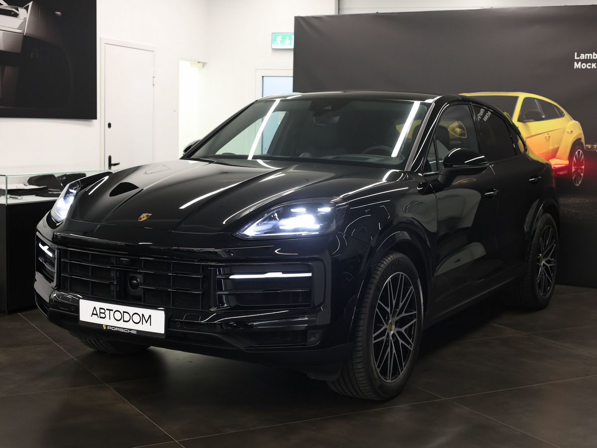 Porsche Cayenne III [рестайлинг] 3.0 AT 4WD (353 л.с.) Coupé Чёрный 2024 с пробегом 5 253 км