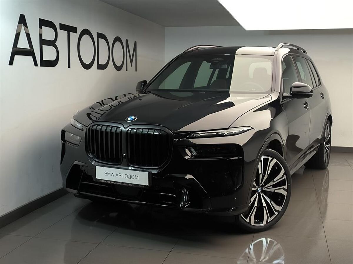 Автомобиль BMW X7 I (G07) [рестайлинг] 3.0d AT 4WD (340 л.с.) M Sport Pro Чёрный 2025 