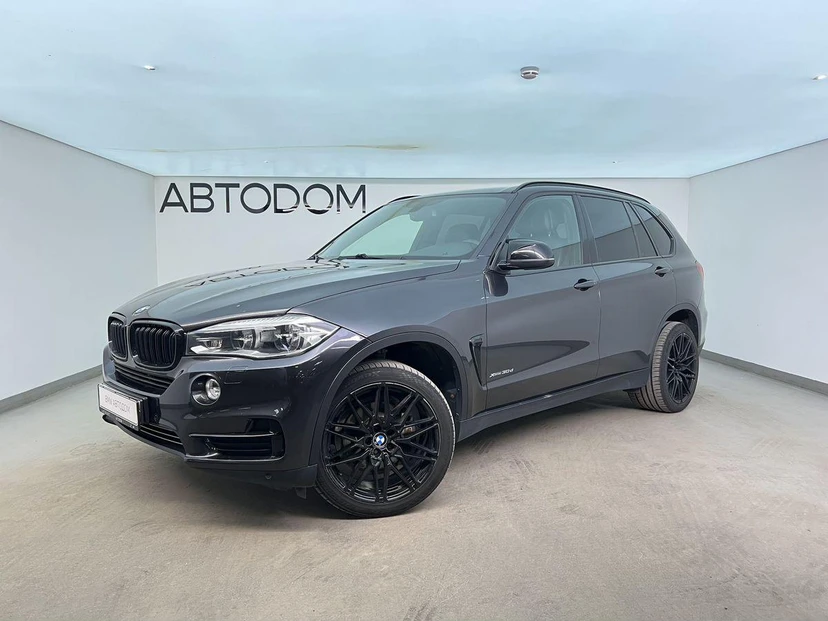 BMW X5 III поколение (F15) 3.0d AT 4WD (249 л.с.) Luxury Чёрный 2014 с пробегом 199 716 км