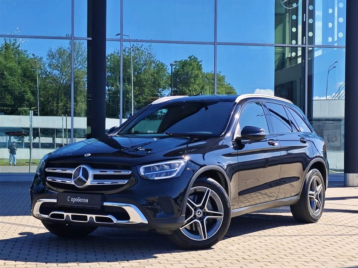 Mercedes-Benz GLC I (X253) [рестайлинг] 220 2.0d AT 4Matic (194 л.с.) Premium Чёрный 2020 с пробегом 57 500 км