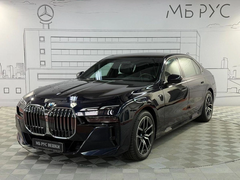 Автомобиль BMW 7 серии VII поколение (G70) 3.0d AT 4WD (286 л.с.) 740d xDrive Синий 2023 с пробегом 21 080 км