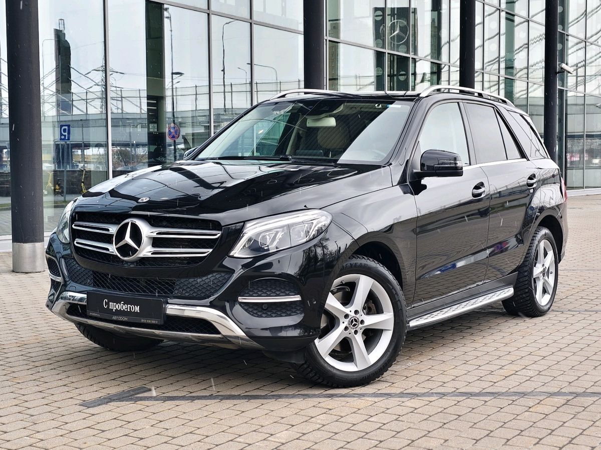 Mercedes-Benz GLE I поколение (W166) 250 2.1d AT 4Matic (204 л.с.) Особая серия Чёрный 2017 с пробегом 123 246 км
