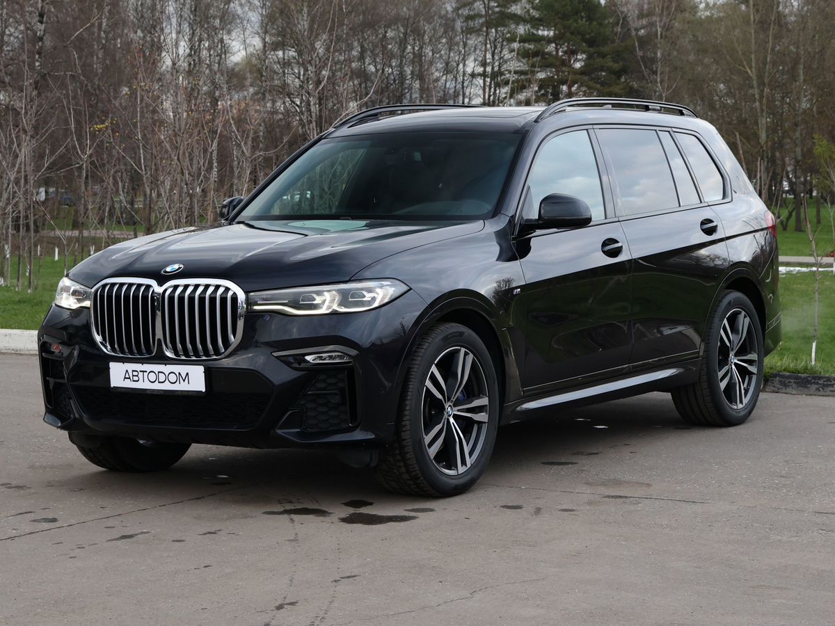 BMW X7 I поколение (G07) 3.0 AT 4WD (340 л.с.) Base Чёрный 2019 с пробегом 78 540 км