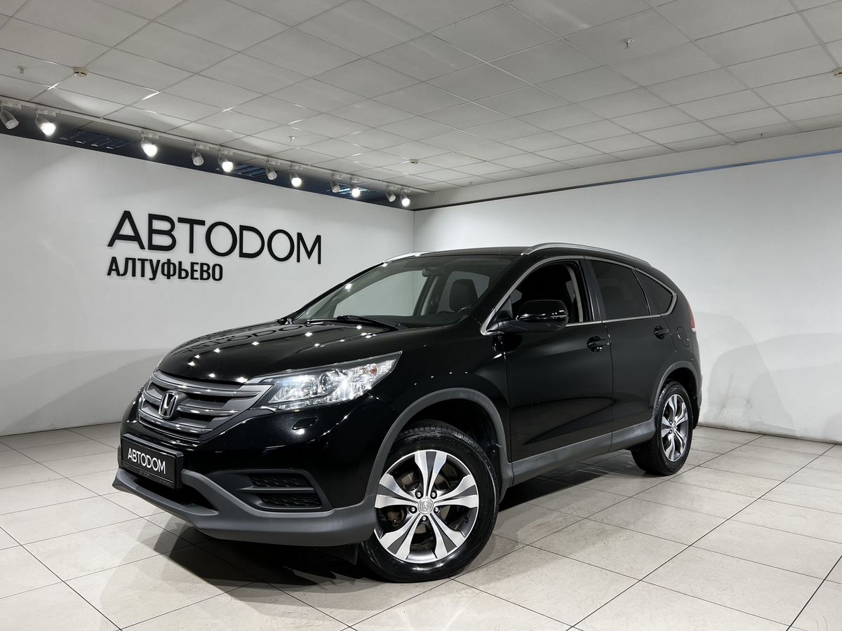 Honda CR-V IV поколение 2.0 AT 4WD (150 л.с.) Elegance Чёрный 2012 с пробегом 205 677 км