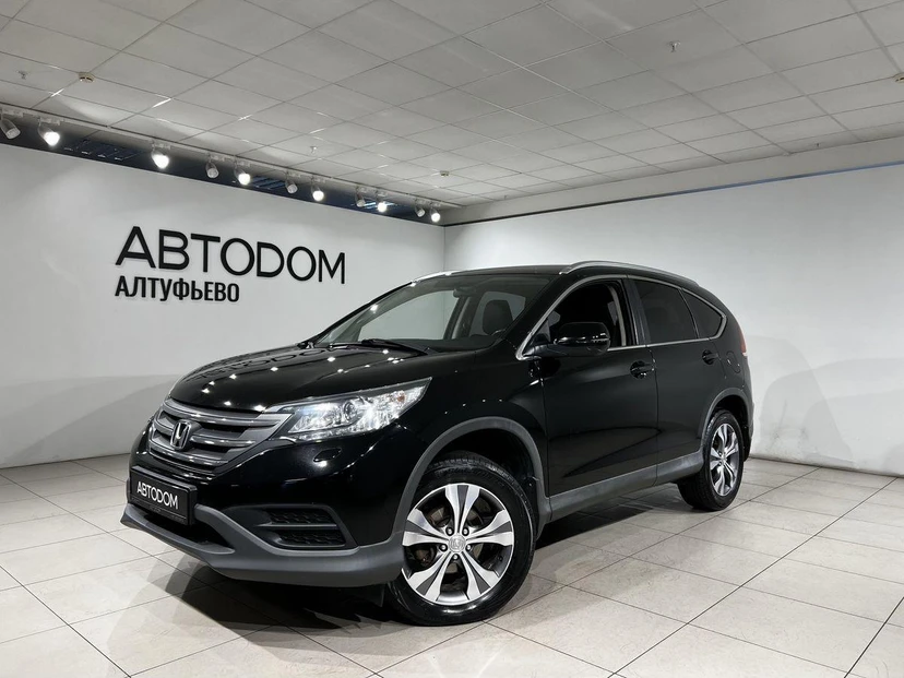 Honda CR-V IV поколение 2.0 AT 4WD (150 л.с.) Elegance Чёрный 2012 с пробегом 205 677 км