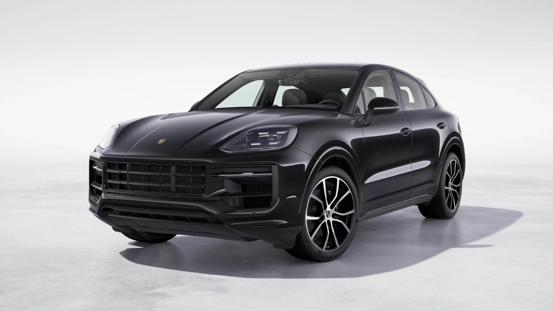 Автомобиль Porsche Cayenne III [рестайлинг] 3.0 AT 4WD (353 л.с.) Coupé Чёрный 2025 