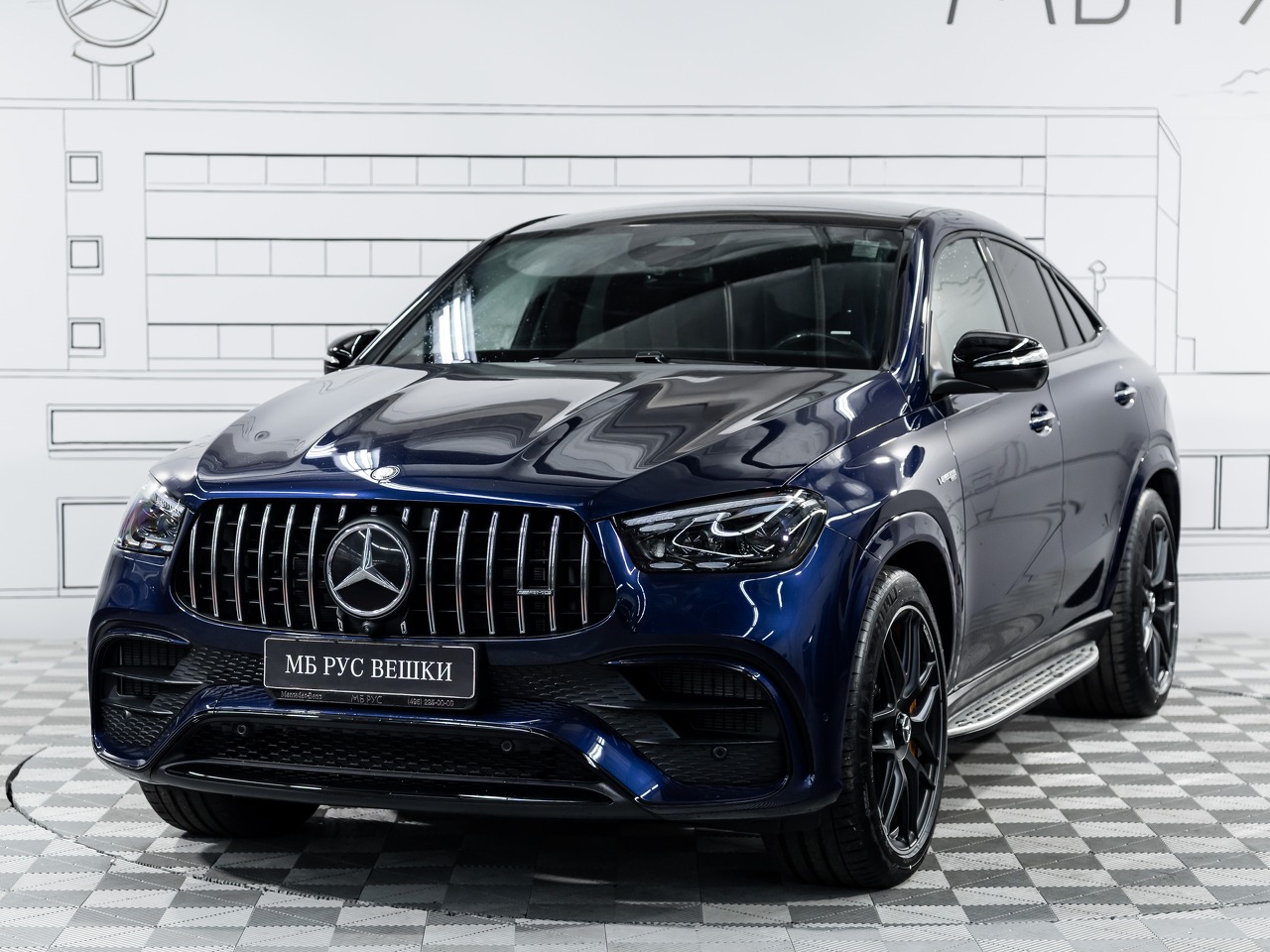 Автомобиль Mercedes-Benz GLE coupe AMG II (C167) [рестайлинг] 63s AMG 4.0 AT 4Matic (612 л.с.) GLE 63 S 4MATIC+ Синий 2025 