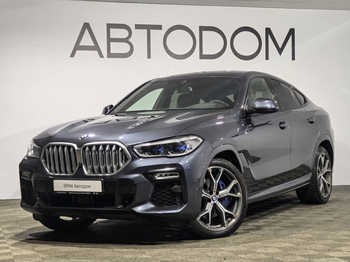 Автомобиль BMW X6 III поколение (G06) 3.0d AT 4WD (249 л.с.) M Sport Pro Серый 2020 с пробегом 106 552 км
