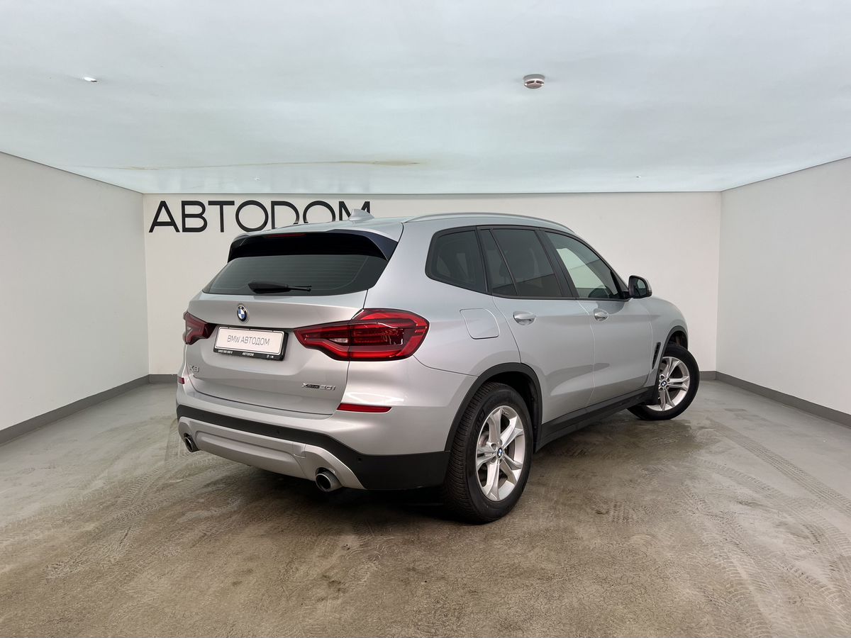 Автомобиль BMW X3 III поколение (G01) 2.0 AT 4WD (184 л.с.) Urban Серебристый 2019 с пробегом 61 656 км