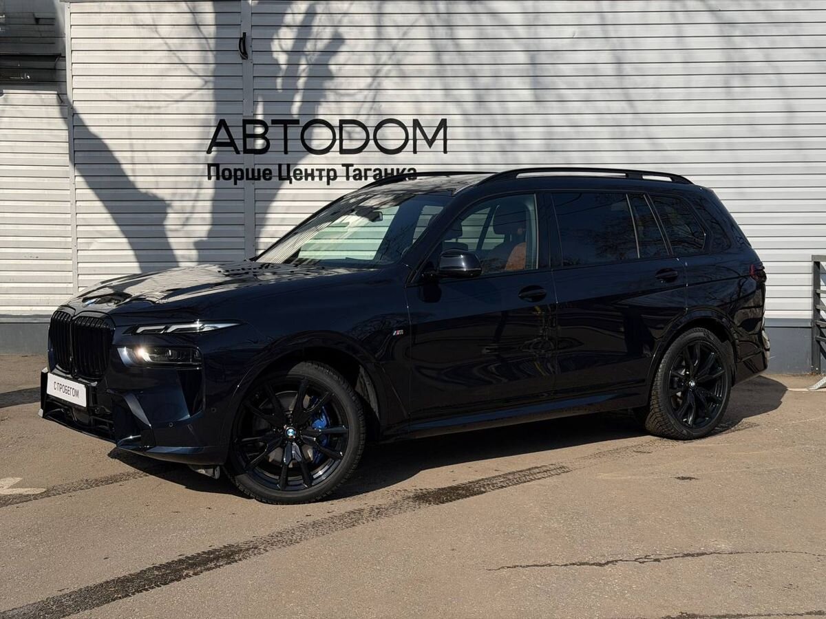 Автомобиль BMW X7 I (G07) [рестайлинг] 3.0d AT 4WD (340 л.с.) M Sport Чёрный 2023 с пробегом 25 429 км