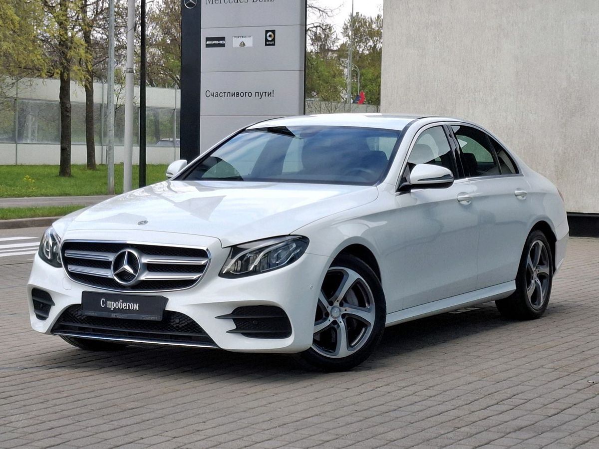 Mercedes-Benz E-Класс V (W213/S213/C238) [рестайлинг] 200 2.0 AT (197 л.с.) Sport Белый 2020 с пробегом 49 873 км
