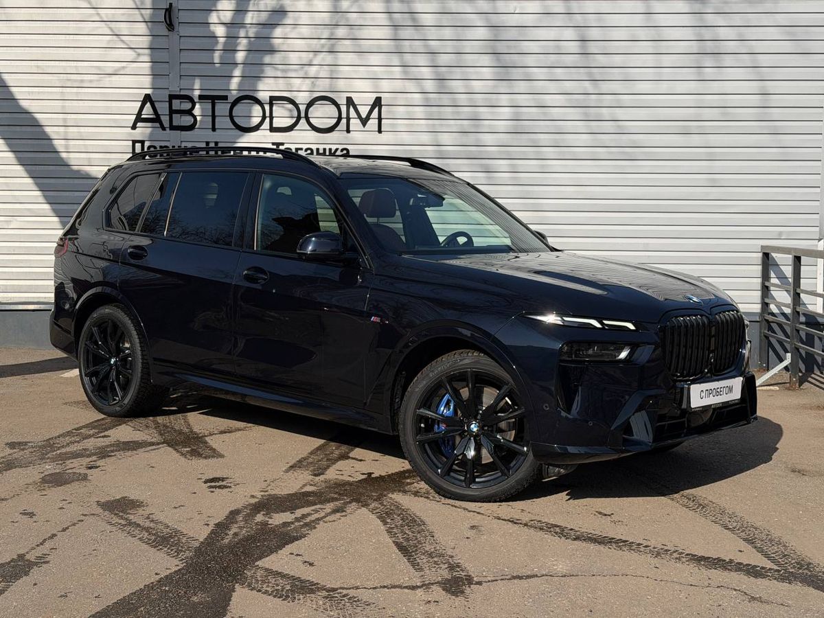 Автомобиль BMW X7 I (G07) [рестайлинг] 3.0d AT 4WD (340 л.с.) M Sport Чёрный 2023 с пробегом 25 429 км