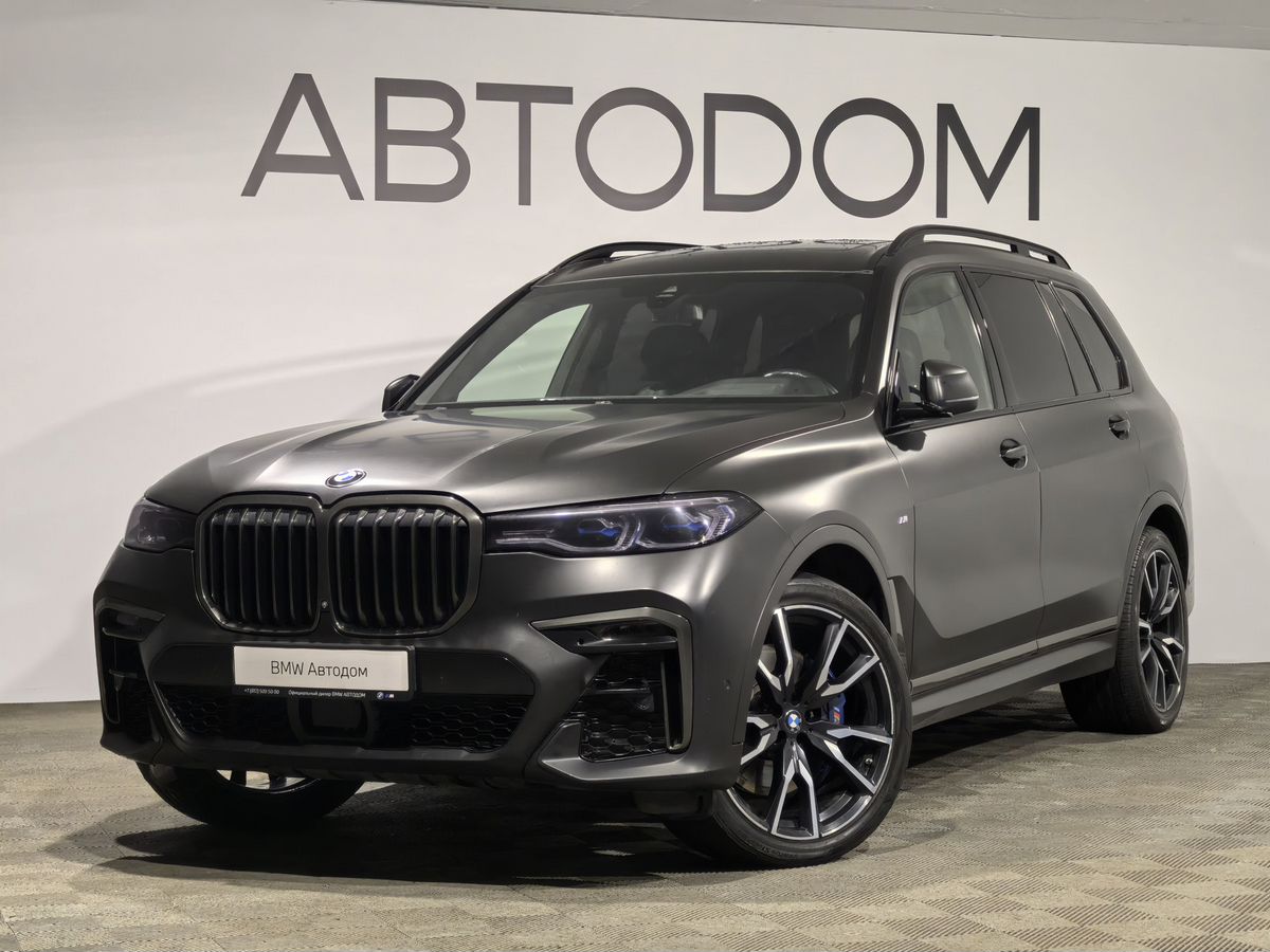 BMW X7 I поколение (G07) 3.0d AT 4WD (249 л.с.) M Sport Pro Чёрный 2021 с пробегом 138 811 км