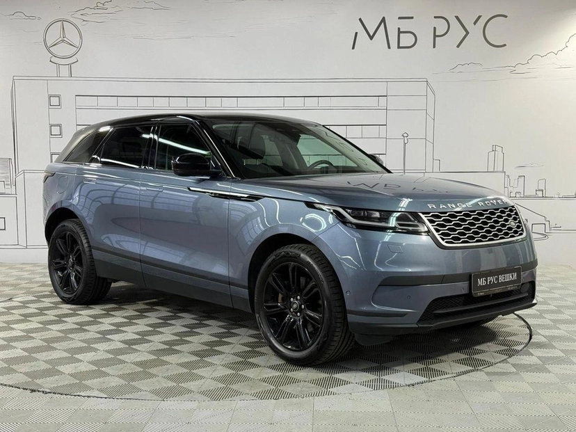 Автомобиль Land Rover Range Rover Velar I поколение 2.0d AT 4WD (199 л.с.) S Голубой 2021 с пробегом 82 790 км